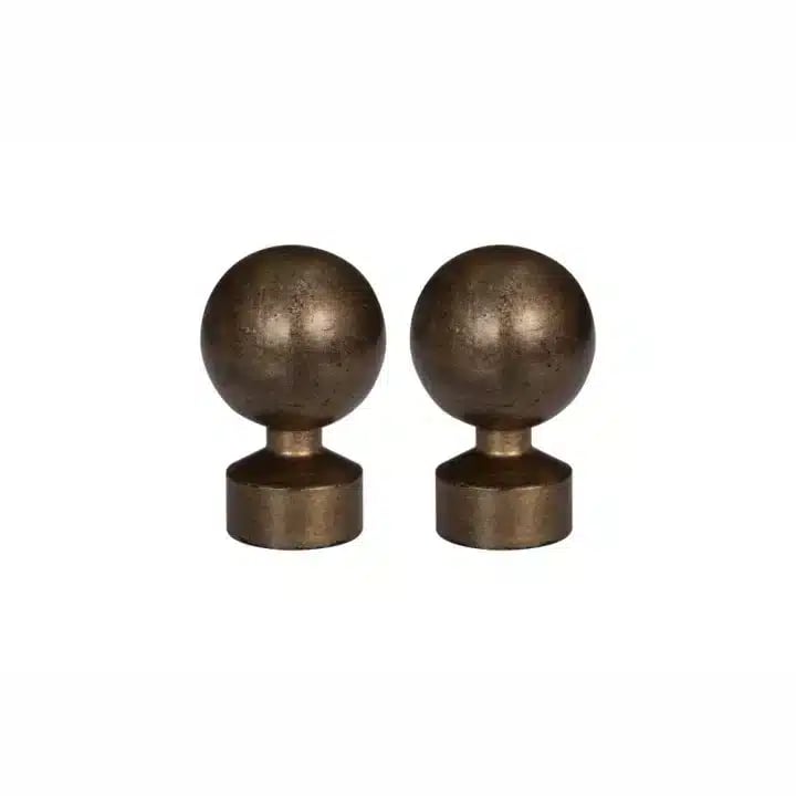 32mm Elements Ball Finial Bronze