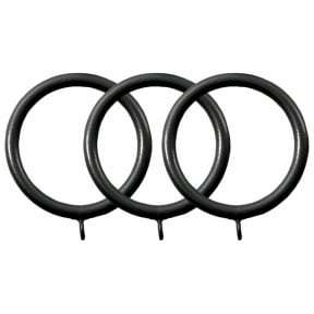 32mm Elements Curtain Rings 50mm Black - Image 4