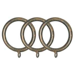 32mm Elements Curtain Rings 50mm Bronze