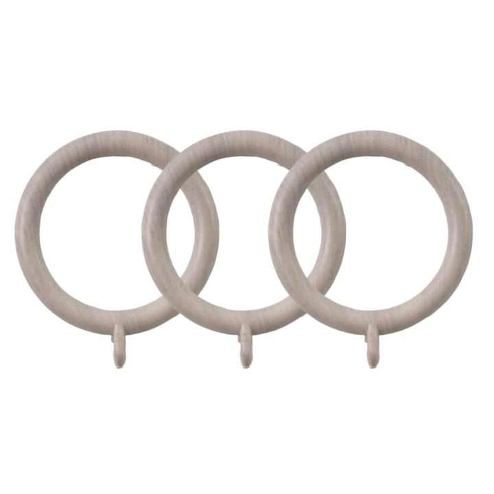 34mm Designer Curtain Rings - Sea Mist