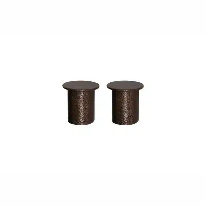 22mm Chariot Curtain Pole End Cap Finials - Copper