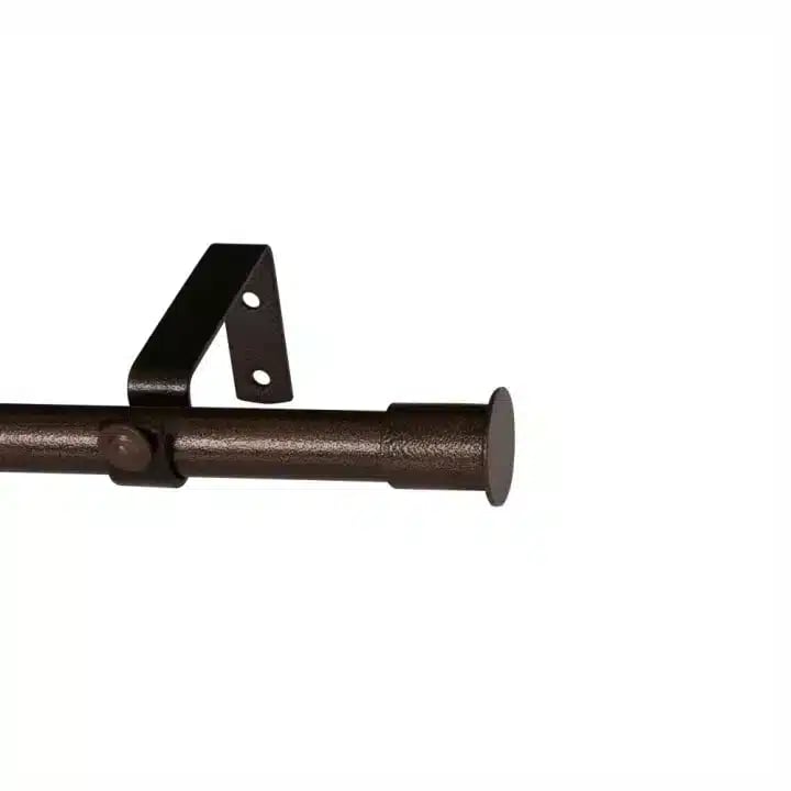 22mm Chariot Single Pole Set with End Caps - Copper