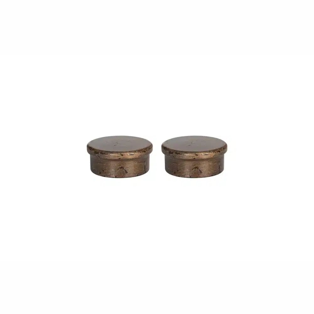 32mm Elements Stopper Finial Bronze