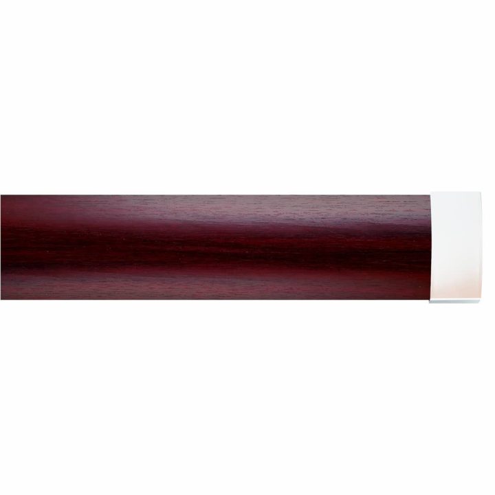 105mm Pelmet & Track - Mahogany