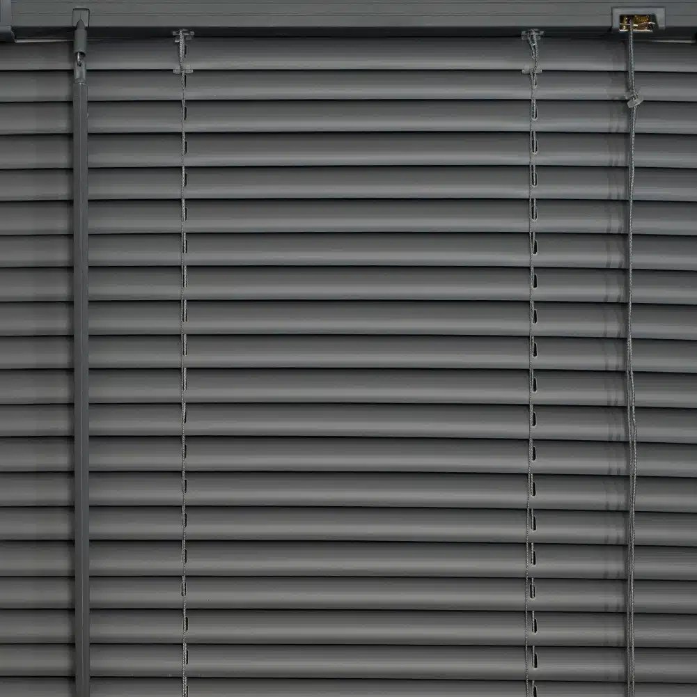 25mm PVC Venetian Blind - Dark Grey 3 25mm PVC Venetian Blind - Dark Grey - Image 3