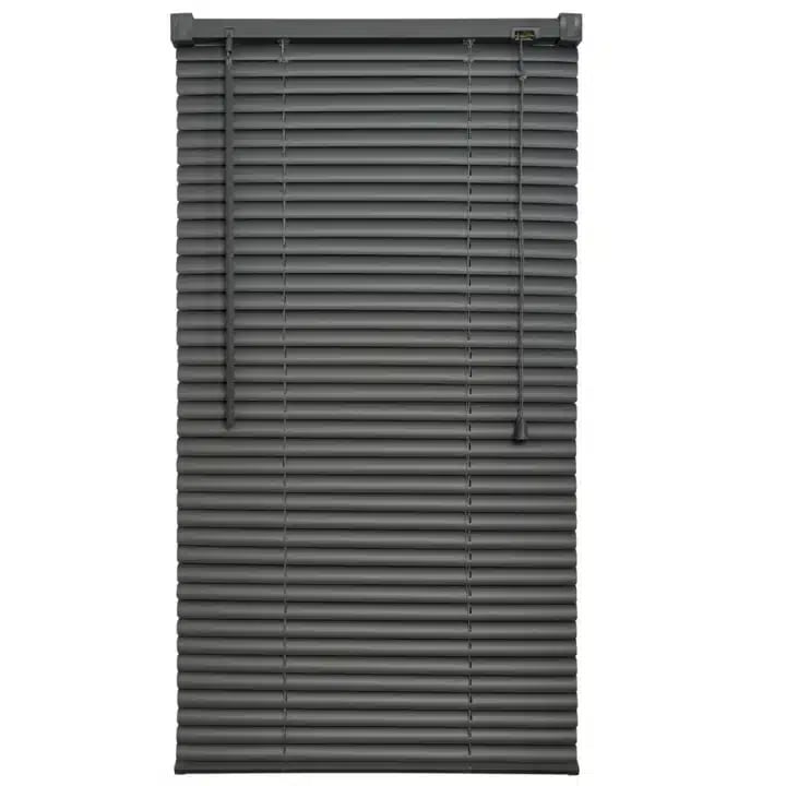 25mm PVC Venetian Blind - Dark Grey