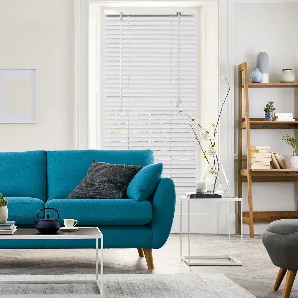 25mm PVC Venetian Blind - White - Image 5