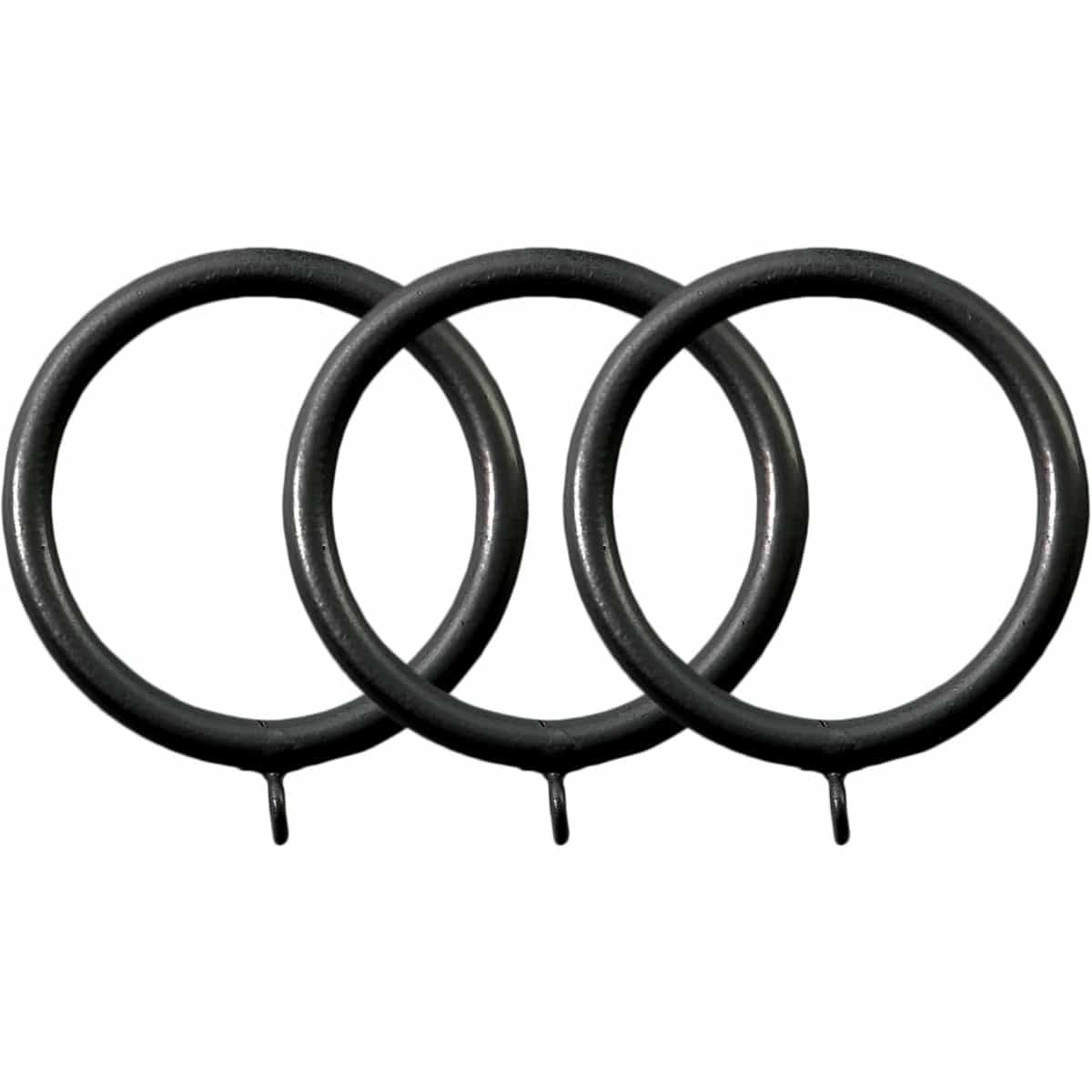 32mm Elements Curtain Rings 50mm Black