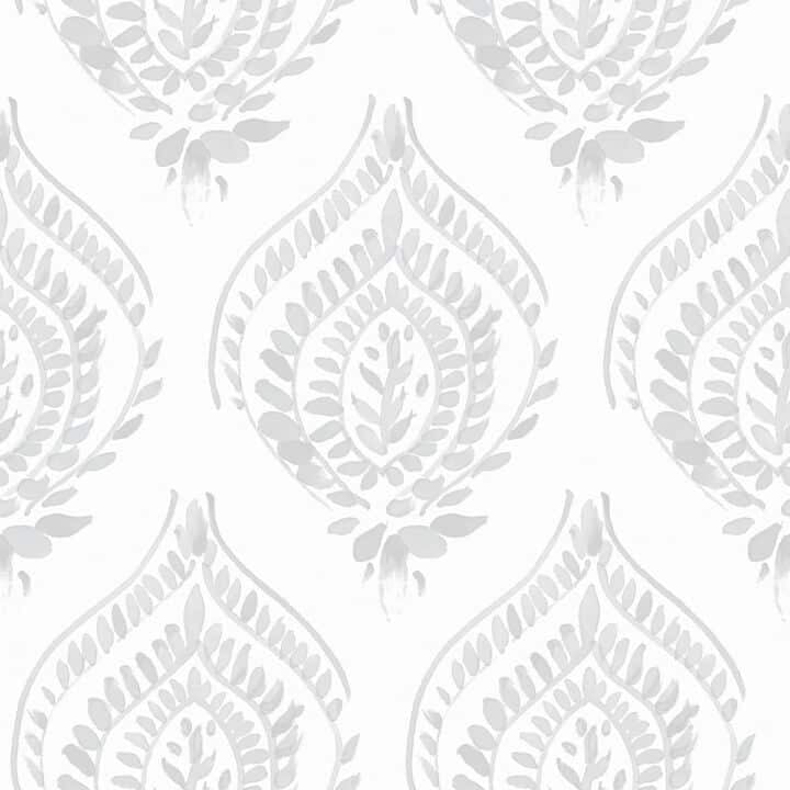 Wallpaper - Ceci Medallion - Grey