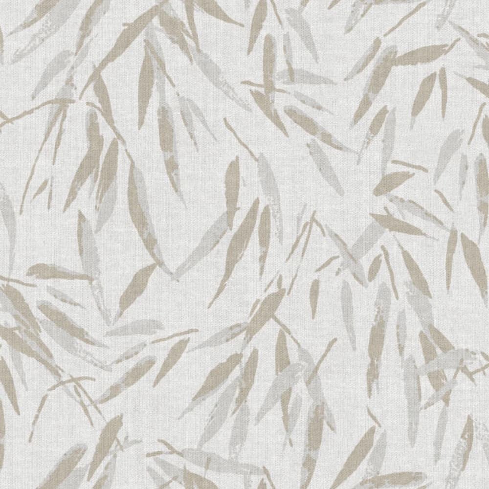 Wallpaper - Brushstroke Leaves - Taupe
