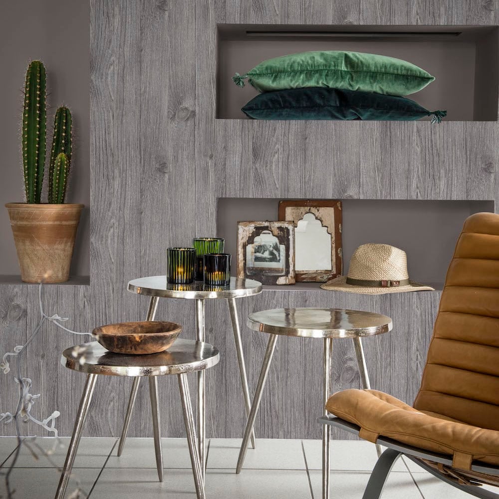 Wallpaper - Weathered Board - Grey 2 Wallpaper - Weathered Board - Grey - Image 2