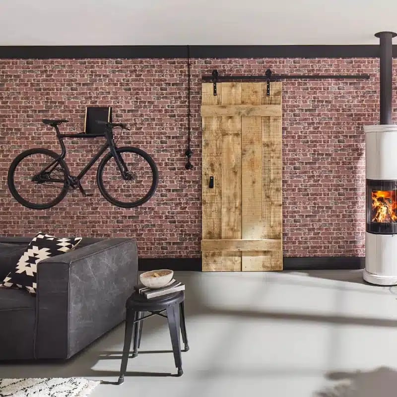 Wallpaper - Baker Street Brick - Red - Image 2