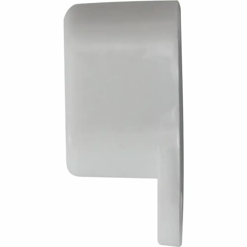 C-track Push on End Stops - White