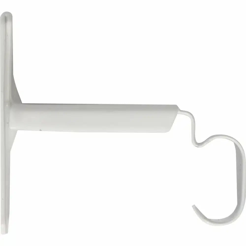 C-track Single Metal Brackets - White