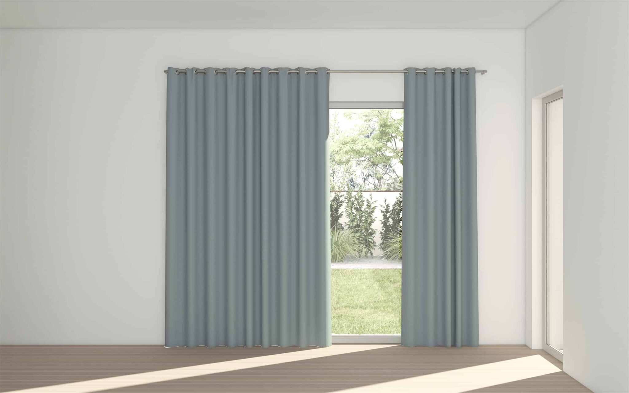 STUART GRAHAM READY MADE BLOCK OUT EYELET CURTAINS-DUSK