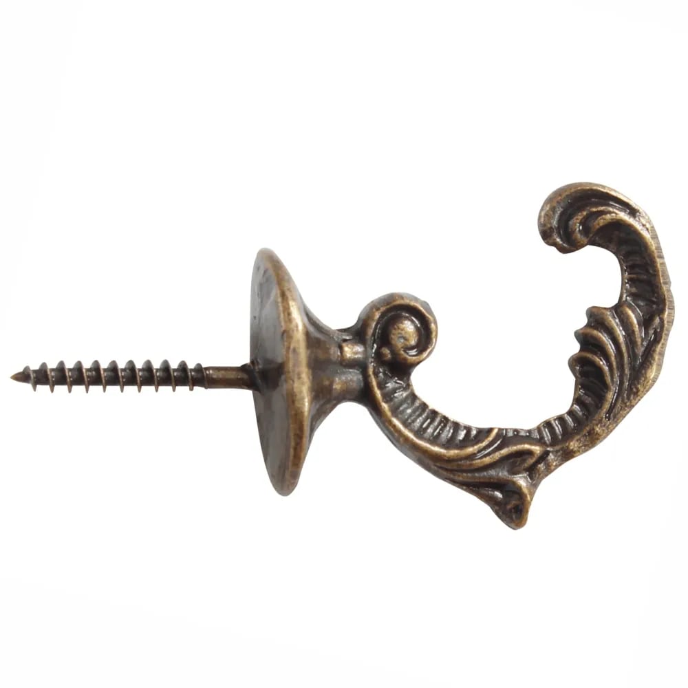 R25 Twirl Hook-brass