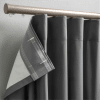 STUART GRAHAM READY MADE WAVE BLOCK OUT CURTAIN-SOLARINE