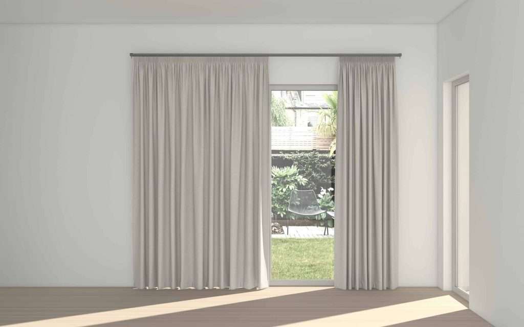 STUART GRAHAM READY MADE POLYESTER TAPED CURTAINS-BLAKE