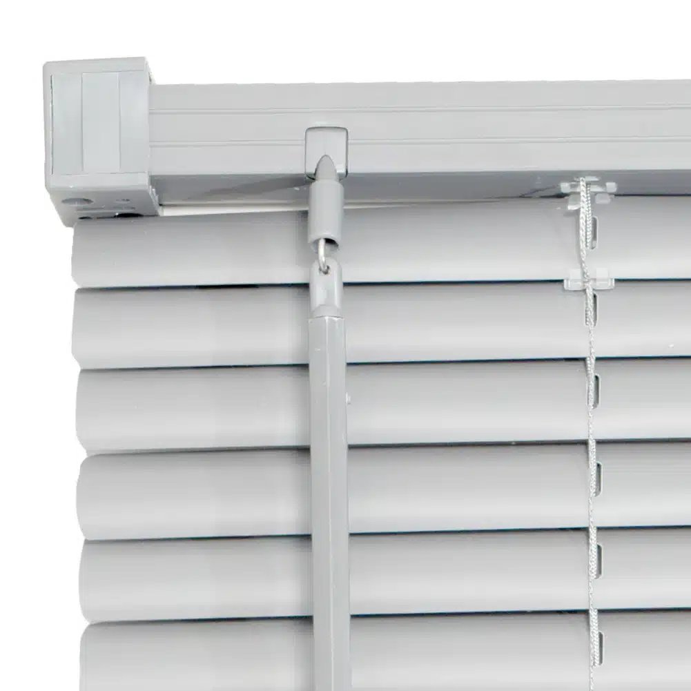 25mm PVC Venetian Blind - Silver Grey - Image 5