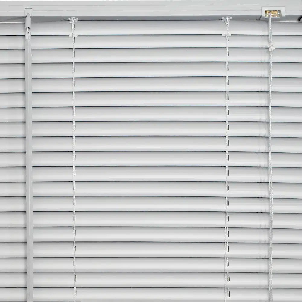 25mm PVC Venetian Blind - Silver Grey - Image 4