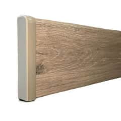 PVC Skirting End Cap - Daytona Light Oak