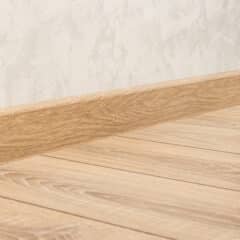 Modular PVC Skirting - 100mm x 2400mm - Daytona Light Oak