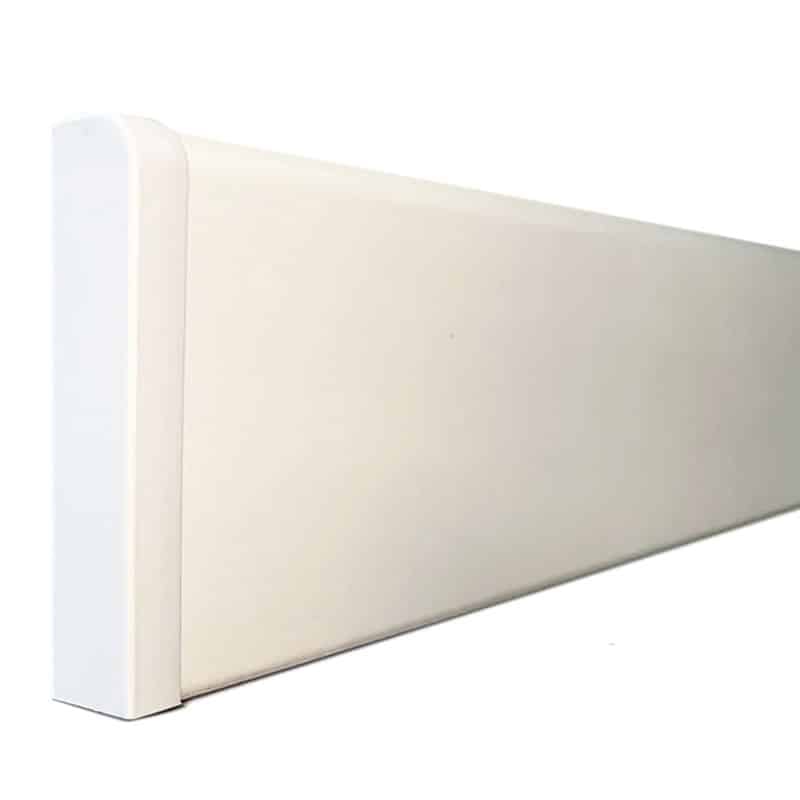 Modular PVC Skirting - 100mm x 2400mm - White - Image 2