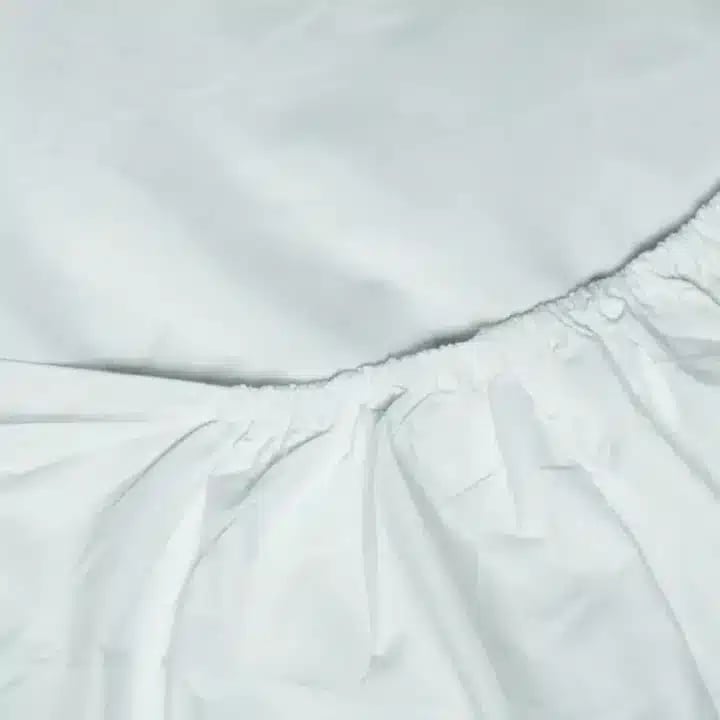 Duck Egg Percale Fitted Sheet - 100% Cotton
