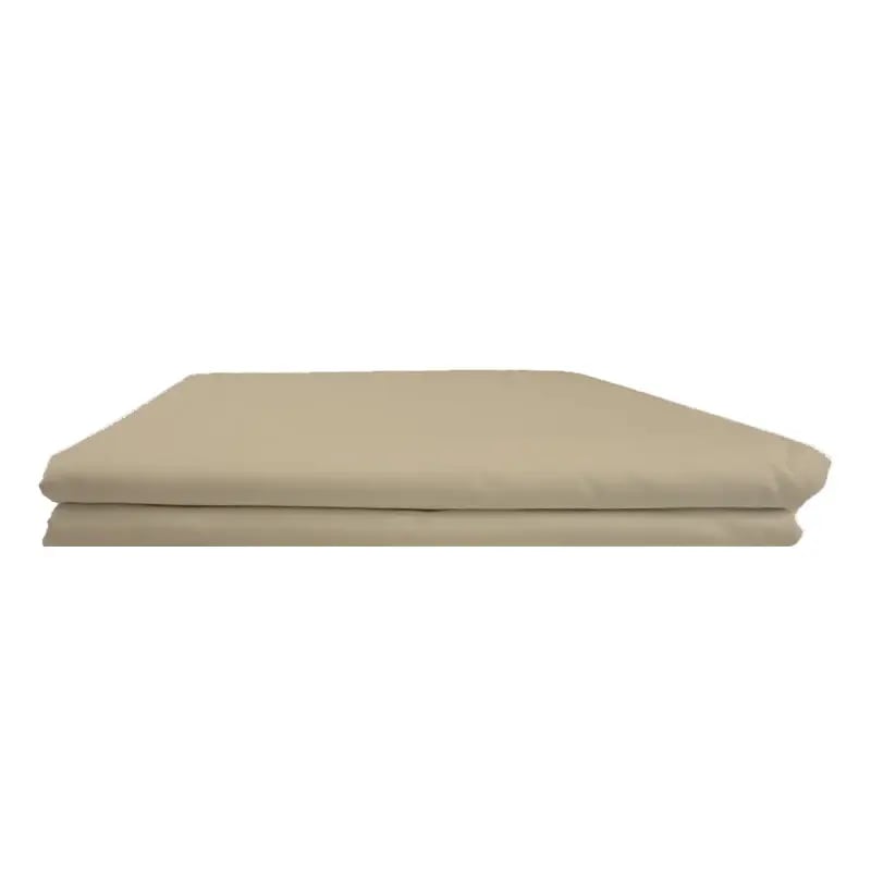 Taupe Percale Flat Sheet - 100% cotton