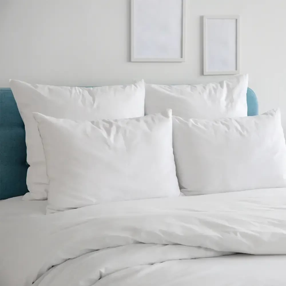 Percale Plain White Duvet Cover -80/80 Polycotton