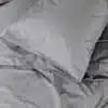 Grey Percale Plain Pillow Case - 100% Cotton