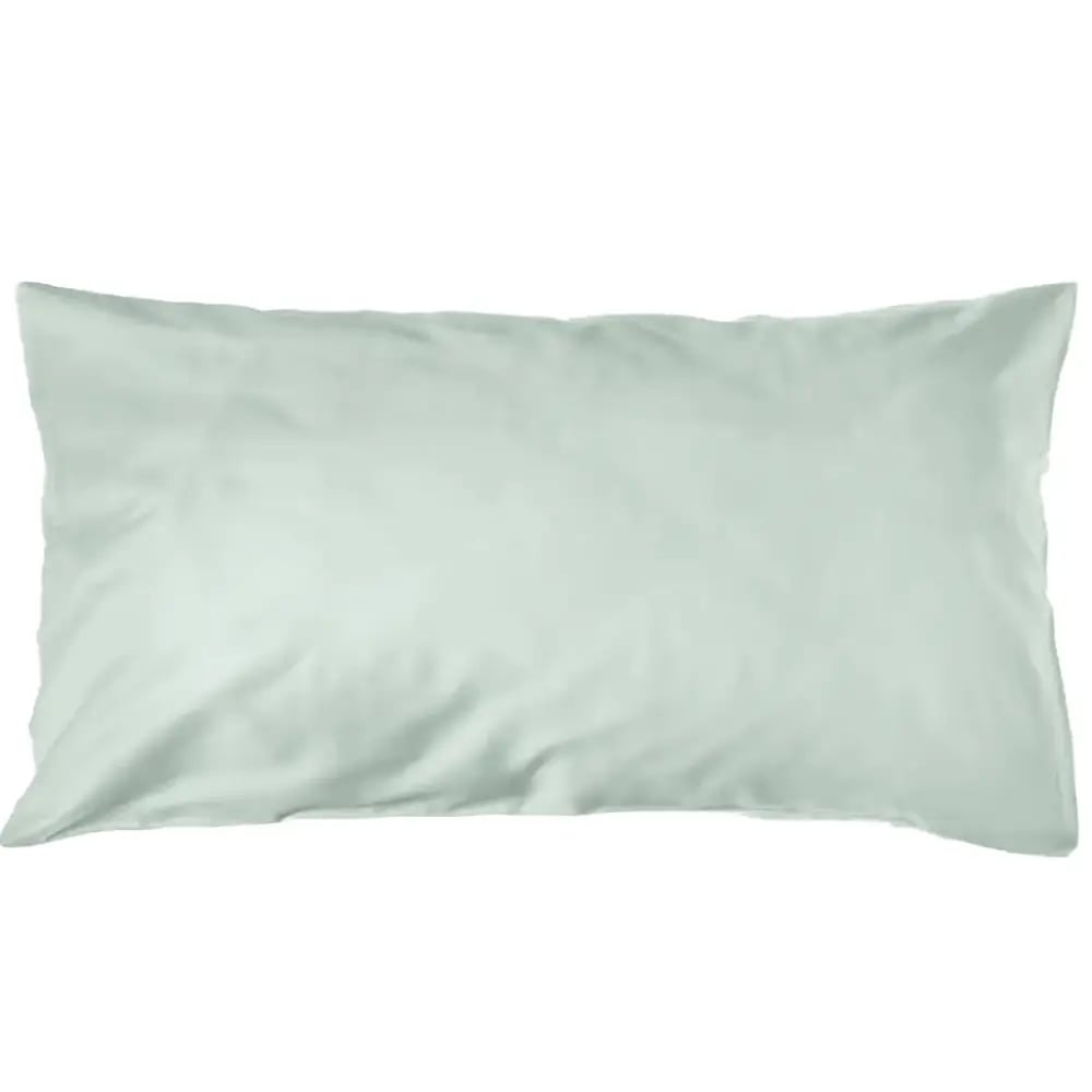 Grey Percale Plain Pillow Case - 100% Cotton