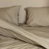 Taupe Percale Plain Pillow Case - 100% Cotton