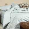 Percale Plain Duck Egg Duvet Cover - 100% cotton