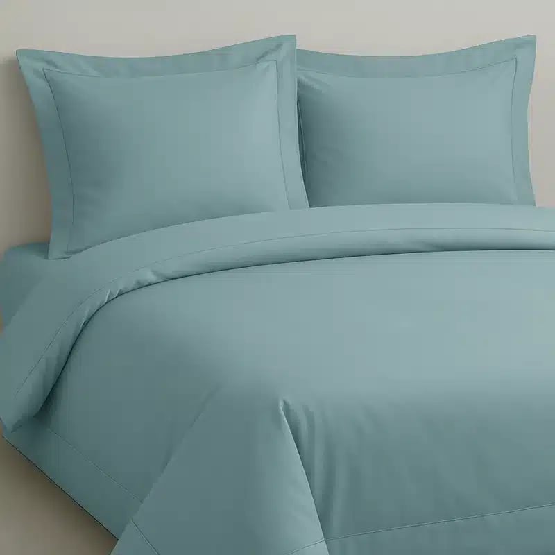 Duck Egg Oxford Duvet Cover - 100% cotton