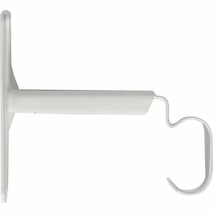 C-track Single Metal Brackets - White