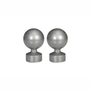 32mm Elements Ball Finial Silver
