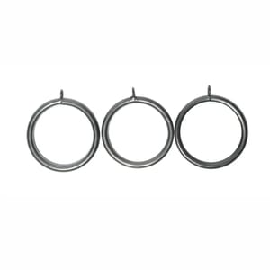 50mm Curtain Rings - Gun Metal