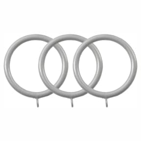 32mm Elements Curtain Rings 50mm Silver