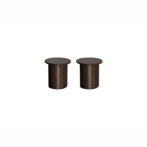22mm Chariot Curtain Pole End Cap Finials - Copper