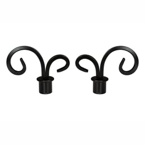 CURTAIN POLE FINIALS-22MM GOTHIC SCROLL FINIAL