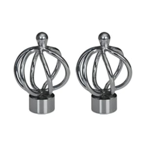 BASKET FINIALS-28MM CHROME