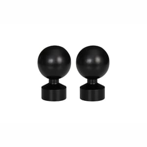 32mm Elements Ball Finial Black