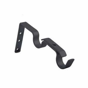 32mm Elements Wall Brackets Double Black