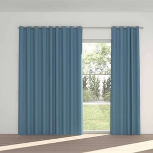 STUART GRAHAM READY MADE POLYESTER EYELET CURTAINS-COLOURWASH