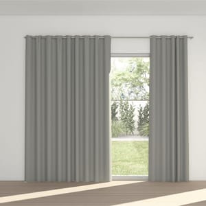 STUART GRAHAM READY MADE BLOCK OUT EYELET CURTAINS-SOLARINE