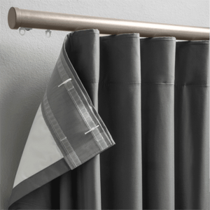 STUART GRAHAM READY MADE WAVE BLOCK OUT CURTAIN-SOLARINE