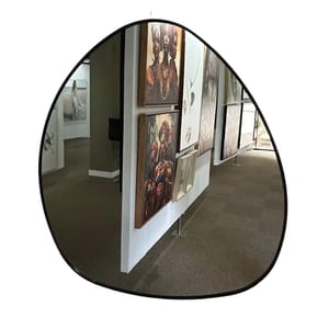 Pebble Framed Aluminium Mirror - 860mm x 860mm
