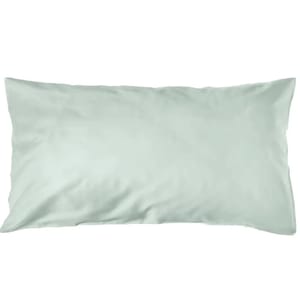 Grey Percale Plain Pillow Case - 100% Cotton