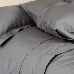 Grey Oxford Duvet Cover - 100% cotton